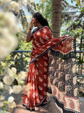 Mulmul cotton saree