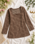 Earthy Elegance Short Kurti
