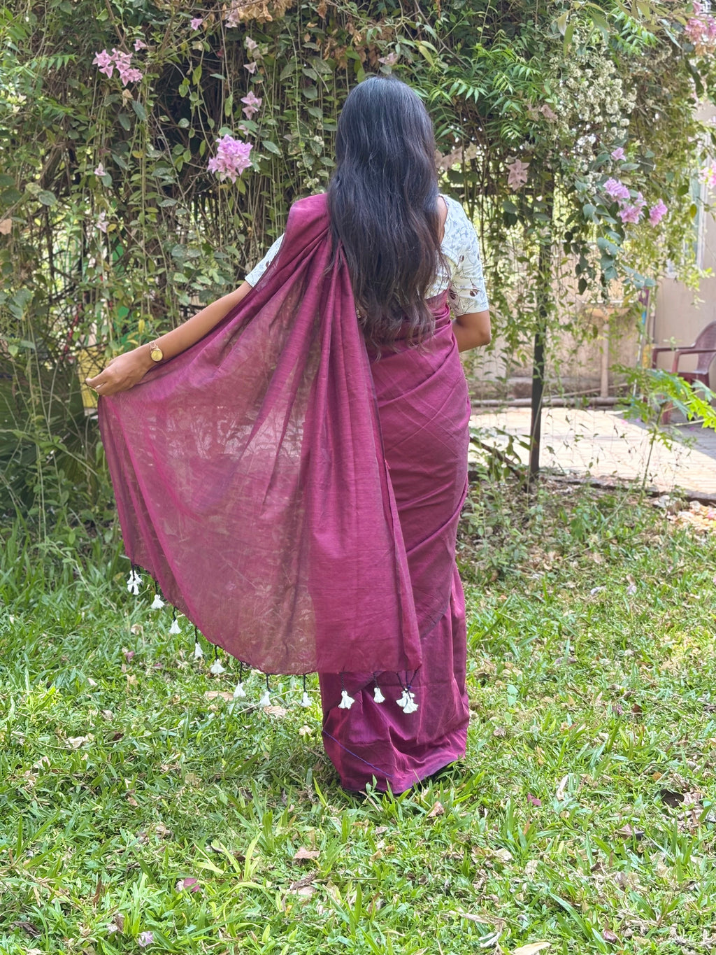Khadi cotton saree