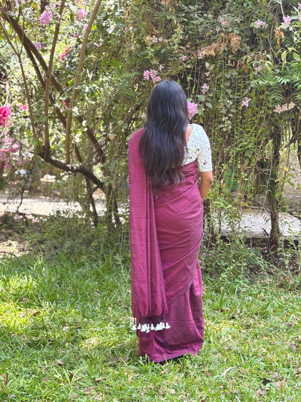 Khadi cotton saree