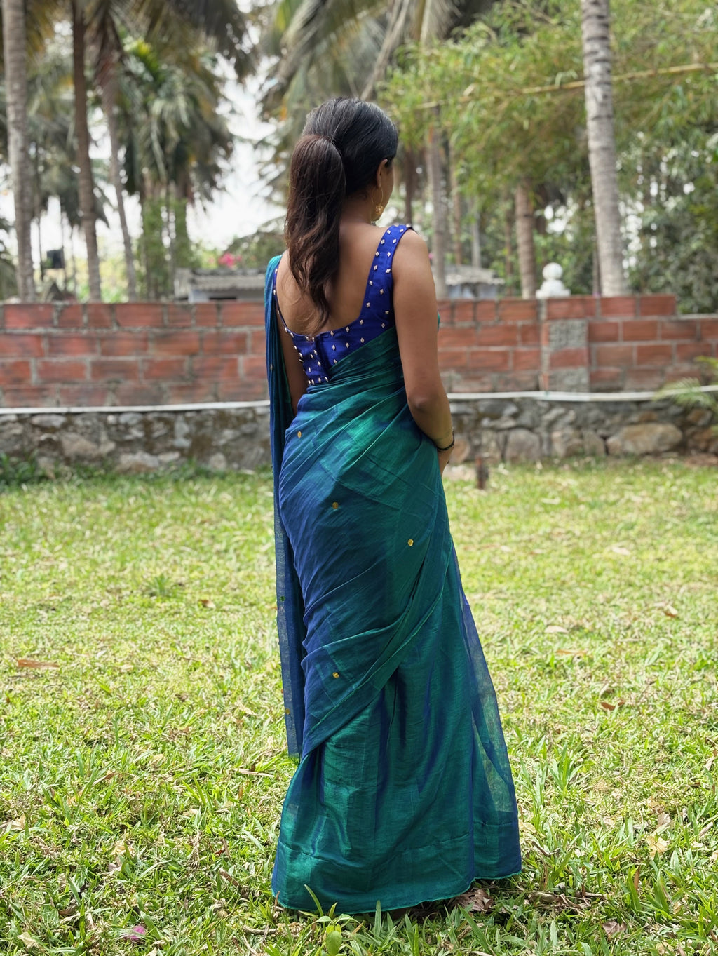 Tissue Gini Cotton Saree