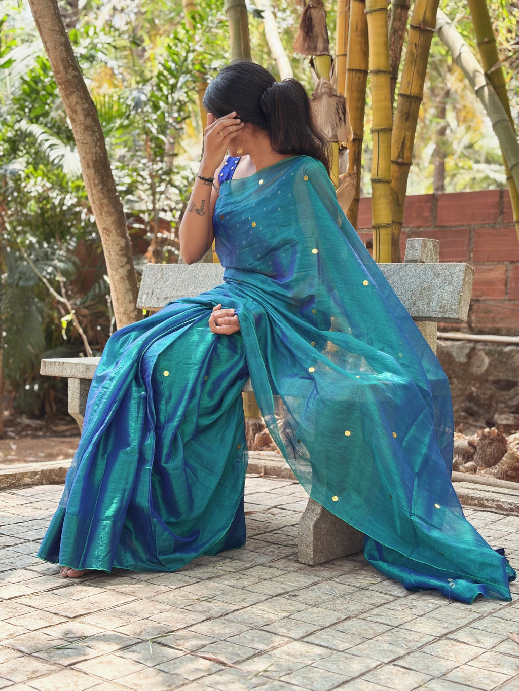 Tissue Gini Cotton Saree