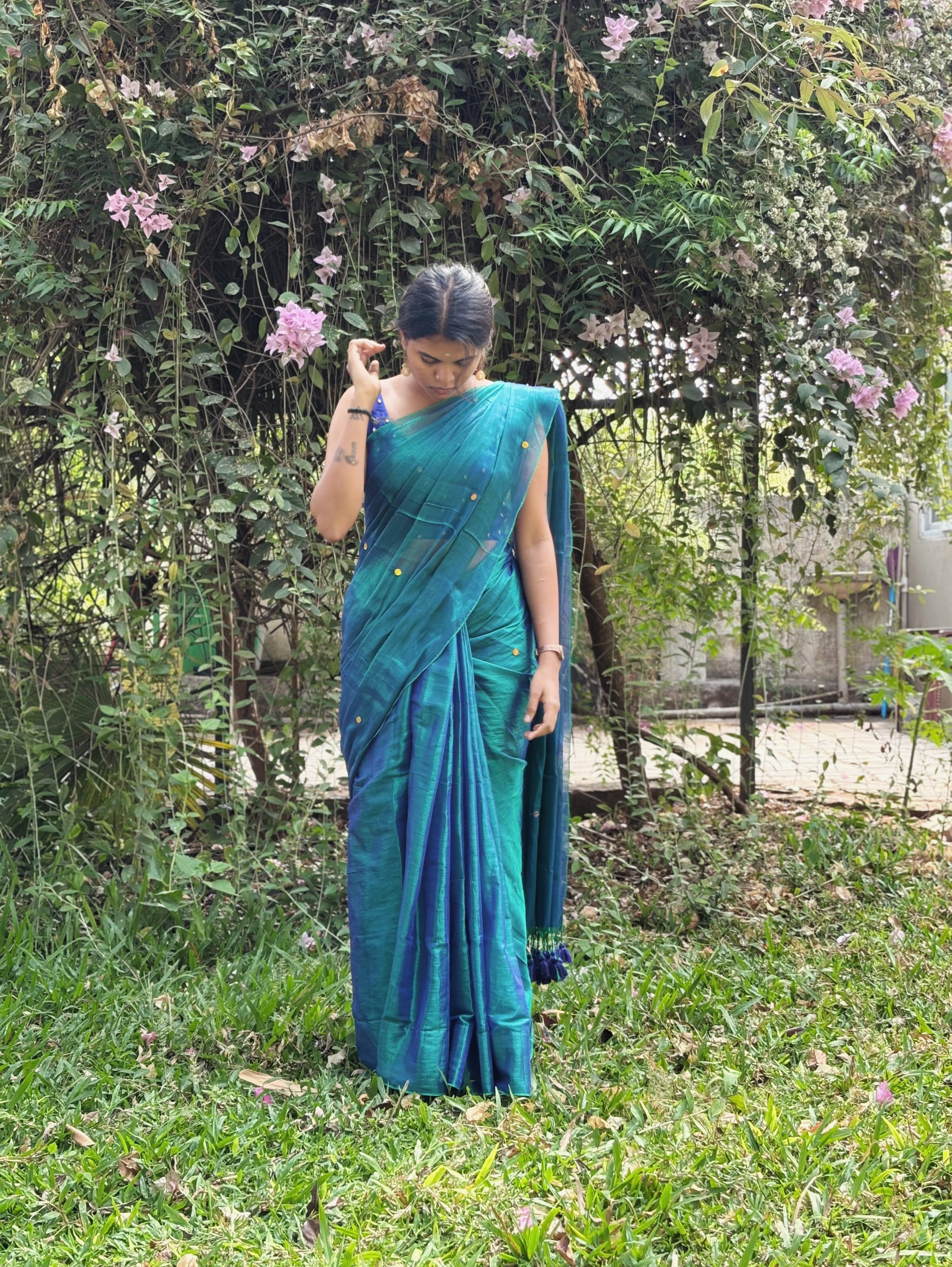 Tissue Gini Cotton Saree