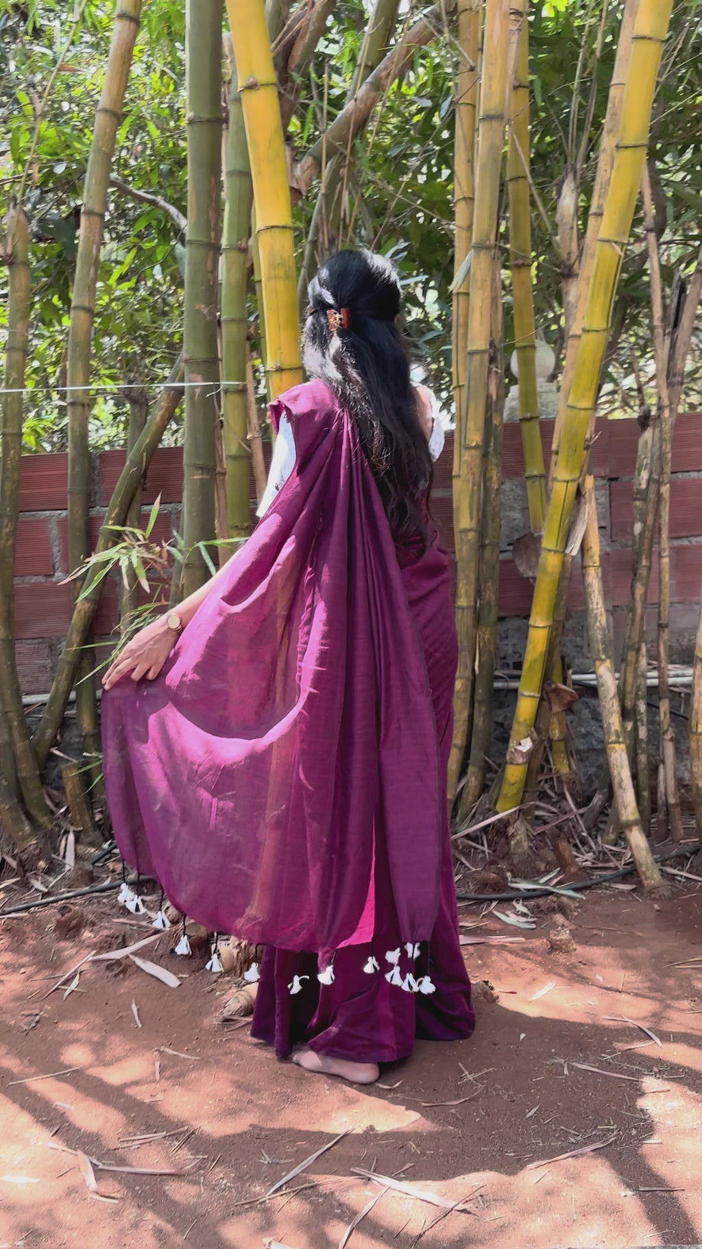 Khadi cotton saree
