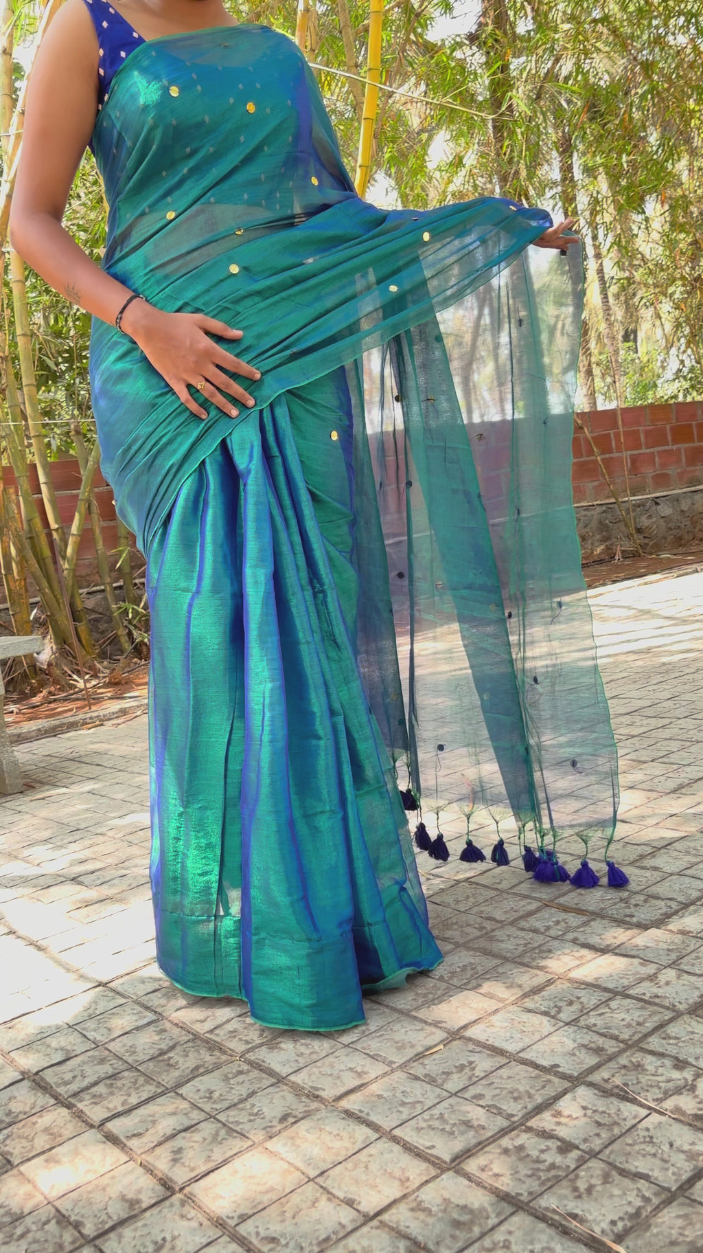 Tissue Gini Cotton Saree